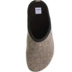 Herren Hausschuhe Pantoffeln Naturwollfilz Beige/braun - Beige -Mode-Sandalen-Shop 10002171 07