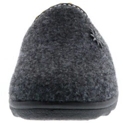 Damen Hausschuhe (Edelweiß) Anthrazit - Anthrazit -Mode-Sandalen-Shop 10202396 04