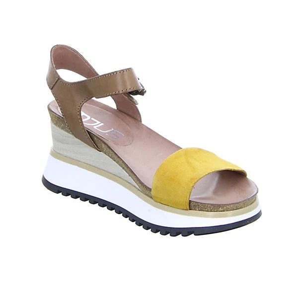 MJUS Damen Sandalette 912006 Keilsandaletten - Gelb 8 MJUS Damen Sandalette 912006 Keilsandaletten - Gelb – Bild 6