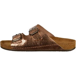 Pantoletten Pantoletten - Bronze -Mode-Sandalen-Shop 11135756 02