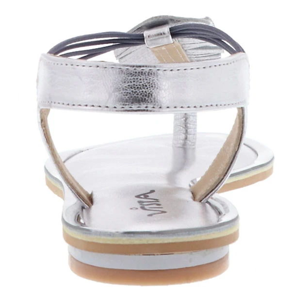 Damen Zehentrenner Dianetten Silber - Silber 4 Damen Zehentrenner Dianetten Silber - Silber – Bild 2