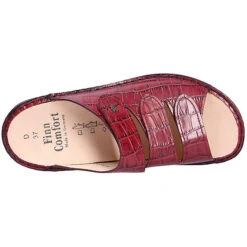 Finn Comfort Comfort Pantolette Komfort-Pantoletten - Rot -Mode-Sandalen-Shop 12266102 08