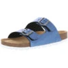 AHORNZWEIG Damen Pantoletten Blau/metallic - Blau 2 AHORNZWEIG Damen Pantoletten Blau/metallic - Blau -Mode-Sandalen-Shop 12437187 01