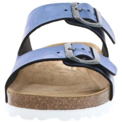 AHORNZWEIG Damen Pantoletten Blau/metallic - Blau -Mode-Sandalen-Shop 12437187 04