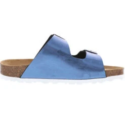 AHORNZWEIG Damen Pantoletten Blau/metallic - Blau -Mode-Sandalen-Shop 12437187 06