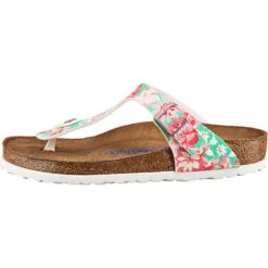 Birkenstock Gizeh Birko-flor Weit Zehentrenner - Bunt -Mode-Sandalen-Shop 12652235 03