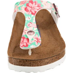 Birkenstock Gizeh Birko-flor Weit Zehentrenner - Bunt -Mode-Sandalen-Shop 12652235 04