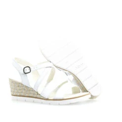 Gabor Keilsandaletten Glattleder Weiß Keilsandaletten - Weiß 11 Gabor Keilsandaletten Glattleder Weiß Keilsandaletten - Weiß -Mode-Sandalen-Shop 12804941 05