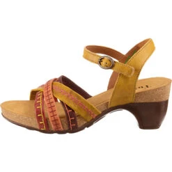 Think! Traudi Klassische Sandaletten - Gelb-kombi 11 Think! Traudi Klassische Sandaletten - Gelb-kombi -Mode-Sandalen-Shop 13065441 03