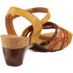 Think! Traudi Klassische Sandaletten - Gelb-kombi 13 Think! Traudi Klassische Sandaletten - Gelb-kombi -Mode-Sandalen-Shop 13065441 05