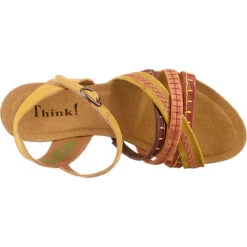 Think! Traudi Klassische Sandaletten - Gelb-kombi 14 Think! Traudi Klassische Sandaletten - Gelb-kombi -Mode-Sandalen-Shop 13065441 06