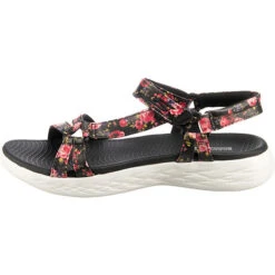 Skechers On-the-go 600 Fleur Komfort-Sandalen - Schwarz-kombi 11 Skechers On-the-go 600 Fleur Komfort-Sandalen - Schwarz-kombi -Mode-Sandalen-Shop 13330647 03
