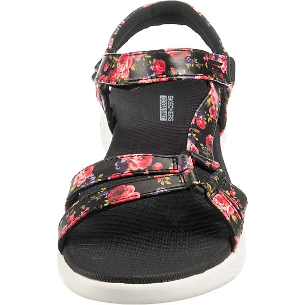 Skechers On-the-go 600 Fleur Komfort-Sandalen - Schwarz-kombi 6 Skechers On-the-go 600 Fleur Komfort-Sandalen - Schwarz-kombi – Bild 4