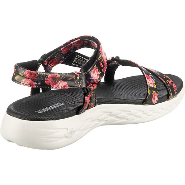 Skechers On-the-go 600 Fleur Komfort-Sandalen - Schwarz-kombi 7 Skechers On-the-go 600 Fleur Komfort-Sandalen - Schwarz-kombi – Bild 5