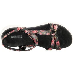 Skechers On-the-go 600 Fleur Komfort-Sandalen - Schwarz-kombi 14 Skechers On-the-go 600 Fleur Komfort-Sandalen - Schwarz-kombi -Mode-Sandalen-Shop 13330647 06