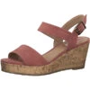 S.Oliver Keilsandaletten - Rosa -Mode-Sandalen-Shop 13425596 01