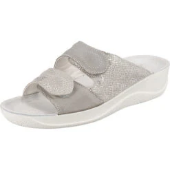 Beck Lisbeth Komfort-Pantoletten - Grau