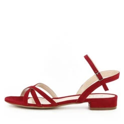 EVITA Damen Sandale SALVINA Klassische Sandalen - Rot -Mode-Sandalen-Shop 14776221 06