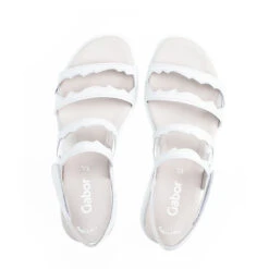 Gabor Plateau Sandale Plateau-Sandaletten - Weiß -Mode-Sandalen-Shop 14852856 03