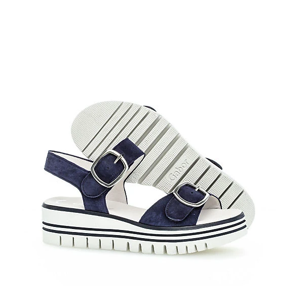 Gabor Plateau Sandale Plateau-Sandaletten - Blau 4 Gabor Plateau Sandale Plateau-Sandaletten - Blau – Bild 2