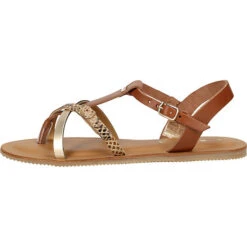Scapa Zehensteg T-Steg-Sandalen - Braun -Mode-Sandalen-Shop 14901404 02