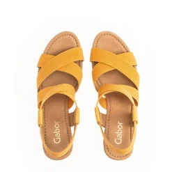 Gabor Keilsandalette Riemchensandalen - Gelb -Mode-Sandalen-Shop 15022901 03
