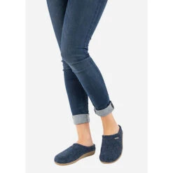 Giesswein Hausschuh Veitsch Hüttenschuhe - Dark Blue Denim -Mode-Sandalen-Shop 15340140 08