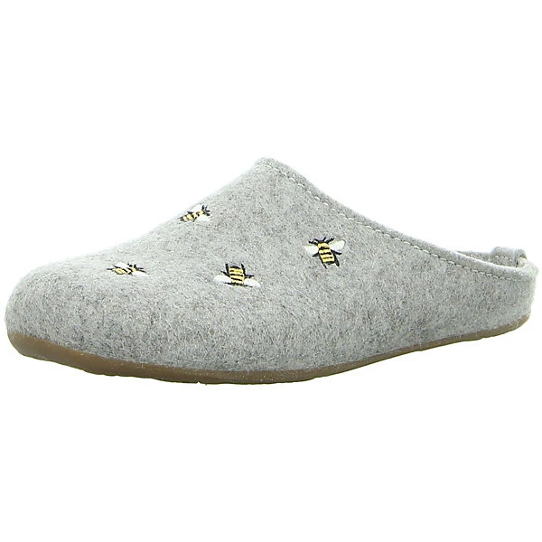 Haflinger Hausschuhe - Grau 3 Haflinger Hausschuhe - Grau