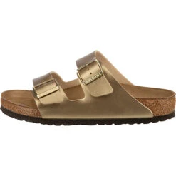 Birkenstock Arizona Pantoletten Normal - Gold -Mode-Sandalen-Shop 16874684 03