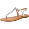 Ugg Madeena T-Steg-Sandalen - Silber -Mode-Sandalen-Shop 16883458 01