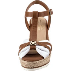 Tom Tailor Keilsandaletten - Creme/braun 10 Tom Tailor Keilsandaletten - Creme/braun -Mode-Sandalen-Shop 17181158 04