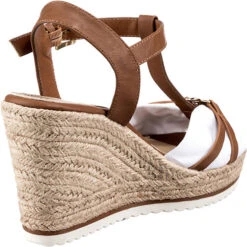 Tom Tailor Keilsandaletten - Creme/braun 11 Tom Tailor Keilsandaletten - Creme/braun -Mode-Sandalen-Shop 17181158 05