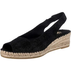 Vidorreta Keilsandaletten - Schwarz