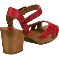 Lena Klassische Sandaletten - Rot -Mode-Sandalen-Shop 17442124 05
