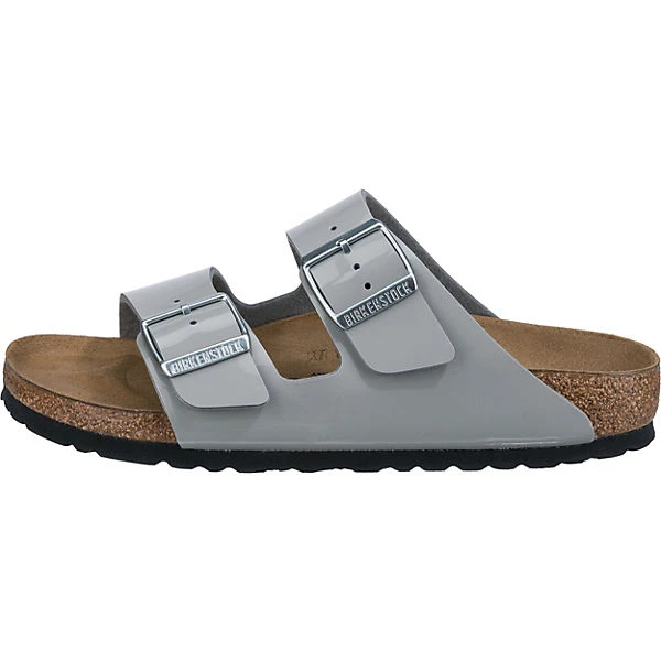 Birkenstock Arizona Pantoletten Schmal - Hellgrau 5 Birkenstock Arizona Pantoletten Schmal - Hellgrau – Bild 3