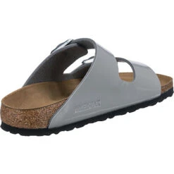 Birkenstock Arizona Pantoletten Schmal - Hellgrau 13 Birkenstock Arizona Pantoletten Schmal - Hellgrau -Mode-Sandalen-Shop 18633218 05