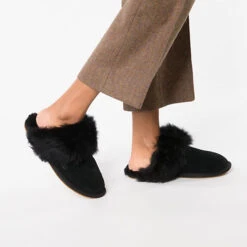 Ugg Scuff Si Lammfell-Hausschuhe -Mode-Sandalen-Shop 19031014 02