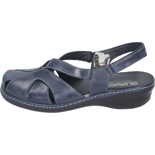Suave Slings Komfort-Sandalen - Blau 4 Suave Slings Komfort-Sandalen - Blau – Bild 2