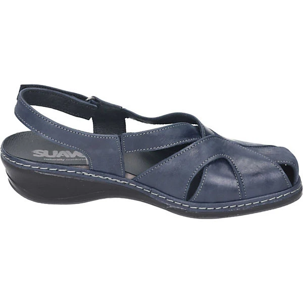 Suave Slings Komfort-Sandalen - Blau 6 Suave Slings Komfort-Sandalen - Blau – Bild 4