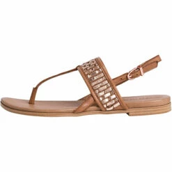 Tamaris Sandale T-Steg-Sandalen - Braun -Mode-Sandalen-Shop 19245907 02