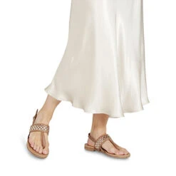 Tamaris Sandale T-Steg-Sandalen - Braun -Mode-Sandalen-Shop 19245907 06