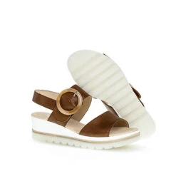 Gabor Keilsandaletten Glattleder Braun Keilsandaletten - Braun 11 Gabor Keilsandaletten Glattleder Braun Keilsandaletten - Braun -Mode-Sandalen-Shop 19324041 05