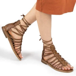 MJUS Sandalen Riemchensandalen - Cognac -Mode-Sandalen-Shop 19349718 07