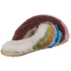 EMU Australia Mayberry Rainbow Lammfell-Hausschuhe - Mehrfarbig 11 EMU Australia Mayberry Rainbow Lammfell-Hausschuhe - Mehrfarbig -Mode-Sandalen-Shop 19425144 05