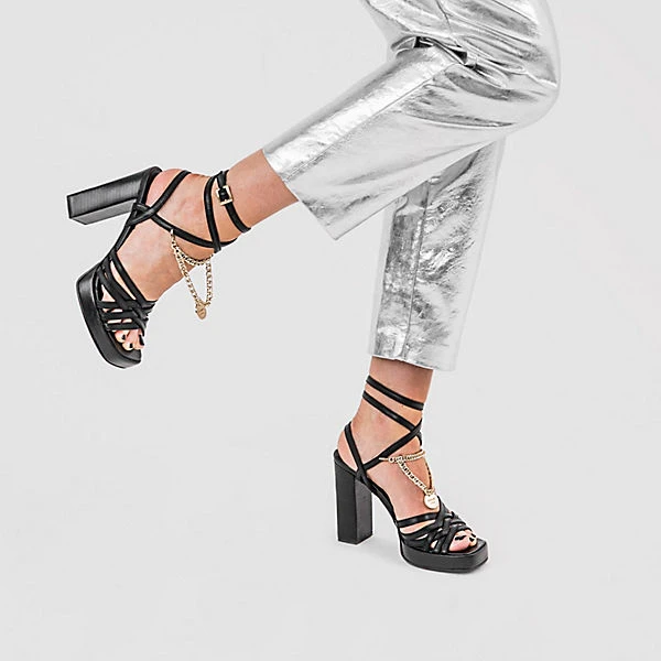 Bronx Sandalen Klassische Sandaletten - Schwarz 9 Bronx Sandalen Klassische Sandaletten - Schwarz – Bild 7