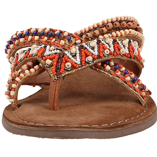 Lazamani Zehensteg T-Steg-Sandalen - Beige 5 Lazamani Zehensteg T-Steg-Sandalen - Beige – Bild 3