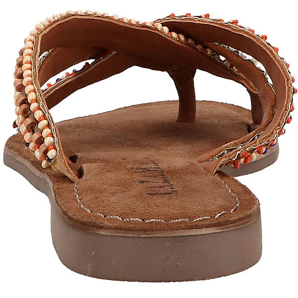 Lazamani Zehensteg T-Steg-Sandalen - Beige 7 Lazamani Zehensteg T-Steg-Sandalen - Beige – Bild 5