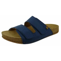 El Naturalista Damen Pantoletten Balance N5792T Blau Navy Textil Pantoletten - Blau