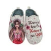 Hausschuhe GABRIELA - Filzhausschuhe Mit Modischem Dirndl-Druck Hüttenschuhe -Mode-Sandalen-Shop 21306405 01