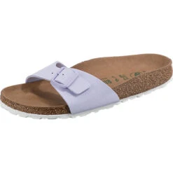 Birkenstock Madrid Birko-florbc Earthy Vegan Pantoletten Schmal